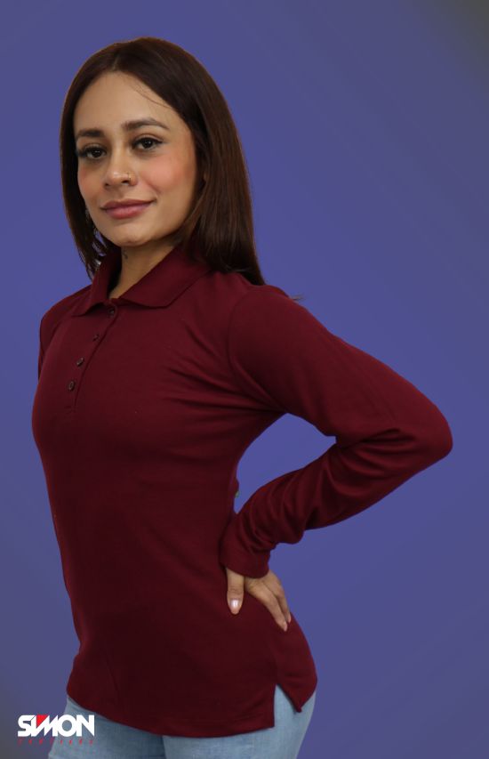 polo manga larga para dama mayoreo en puebla